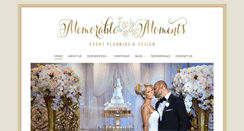 Desktop Screenshot of memorable-momentsllc.com